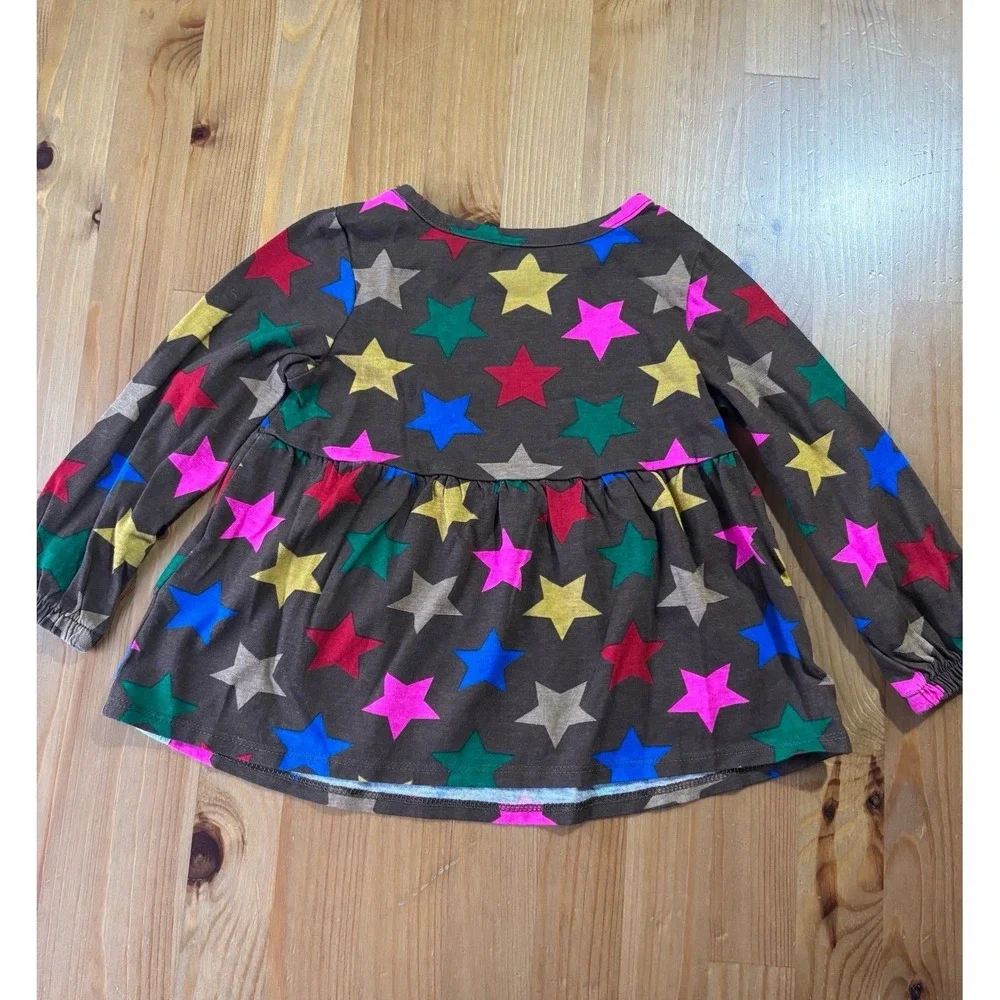 GAP Toddler Organic Cotton Colored Stars Dress Size 2 Years
